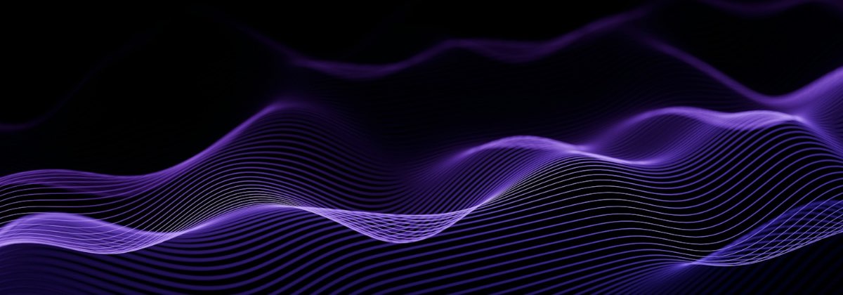 Digital audio interface showing fundamental frequency and pitch sound waves